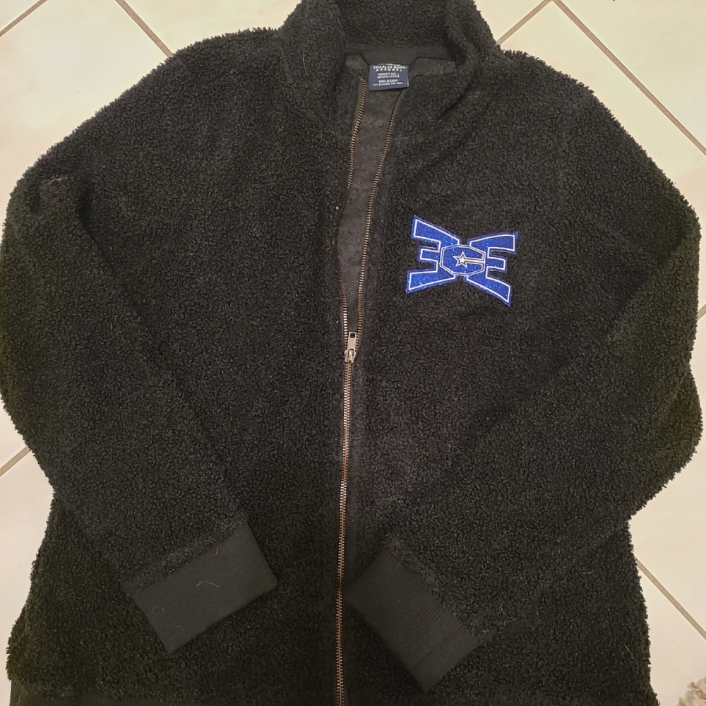 ECE Womens Sherpa Black Jacket